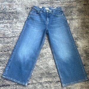 Good American Mid-Rise Blue Jeans